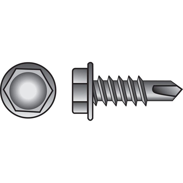 Aceds 10-16 x 2 in. Hex Washer Self Drilling Screw 5320775 - main